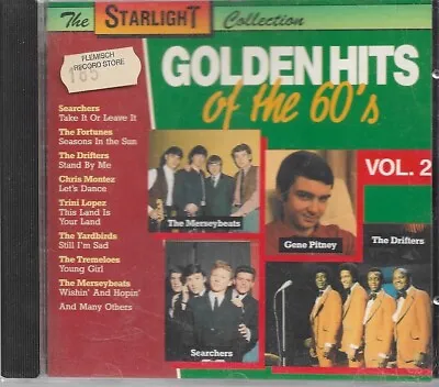 £2.20 • Buy Golden Hits Of The 60’s Vol 2 Two Starlight Collection Inc Searchers Fortunes