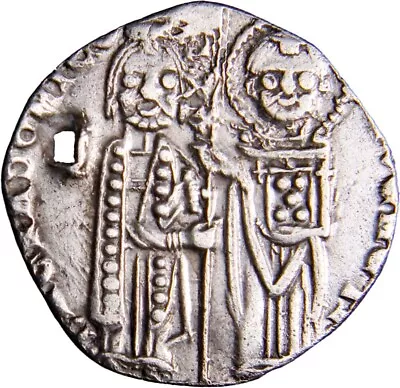 ITALY. Venice. Grosso (1312-28). Giovanni Soranz BOLD AR Grosso Coin Silverr • $129.48