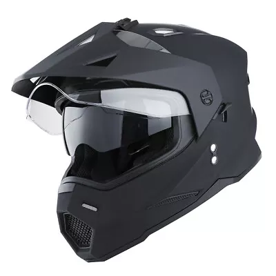 1Storm Dual Sport Motorcycle Off Road Full Face Dual Visor Helmet HF802CLS  • $64.95