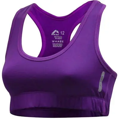 More Mile Womens More-Tech Running Crop Sleeveless Top - Purple • £3.50