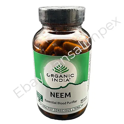 ORGANIC INDIA Neem Capsules - Blood Purifier 180 Capsule • £14.64