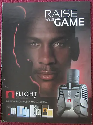 2011 MICHAEL JORDAN FLIGHT Cologne Print Ad ~ Raise Your Game Chicago Bulls NBA • $3.99