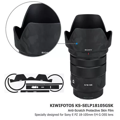 $18.69 • Buy Anti-Scratch Lens Skin Protector Film Cover For Sony E PZ 18-105mm F 4 G OSS