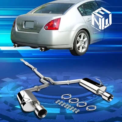 For 04-08 Nissan Maxima A34 3.5L V6 4  Muffler Rolled Tip Racing Catback Exhaust • $223.95