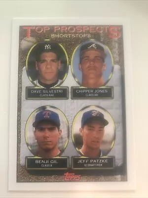 1993 Topps - Top Prospects #529 Dave Silvestri Benji Gil Chipper Jones • $0.99