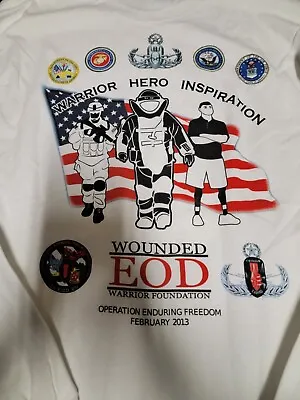 Vintage Task Force Paladin EOD (2013) Wounded Warrior 5K L/S T-Shirt ***RARE*** • $49.99