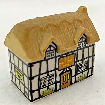 Wade England Miniature Pottery Cottage Figurine The Why Not Inn • $15