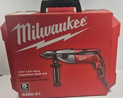 Milwaukee 5380-21 - 1/2”  13mm Corded Electric Hammer Drill Kit With Case -  • $89.99