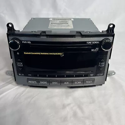 2010-2012 Toyota Venza OEM Radio Model 86120-0T090 • $49.95