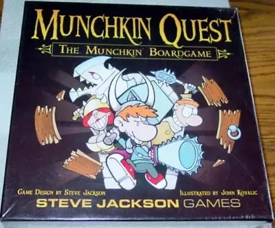 Steve Jackson Games : Munchkin Quest - The Munchkin Boardgame (SEALED) 1st Ed • $79.99