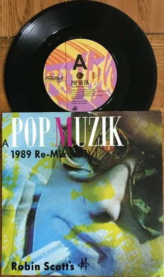 £3 • Buy M - Pop Muzik 1989 Re-mix - 7  Vinyl Single FRS 1 Picture Sleeve