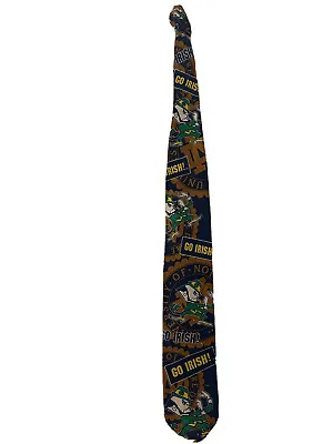 $21.99 • Buy University Of Notre Dame Fighting Irish Vintage 90s Neck Tie RM Sport Silk 56”