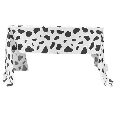  Milk Pattern Tablecloth Soccer Cow Print Tablecover Disposable • £11.99