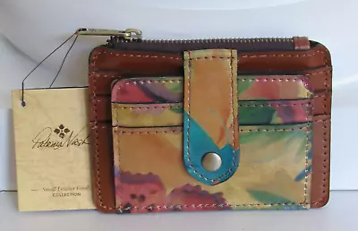 Patricia Nash Cassis ID Case Card Wallet Leather RFID Watercolor Butterfly NWT • $41.65