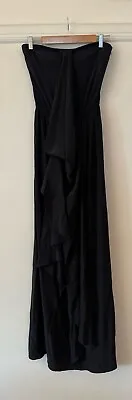 ZIMMERMANN-Strapless Silk Long Maxi Black Dress Size 1 (8 AU) -GUC • $40