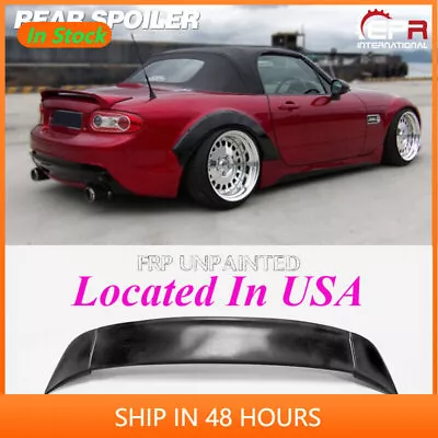 For MX5 NC NCEC Roster Miata RBK Style Fiberglass Trunk Spoiler(Soft Top Only) • $159