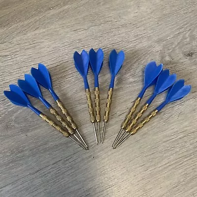 3x Set Rare Vintage Fairground Unicorn Brass Darts 12g Light Weight NOS  Showman • £15