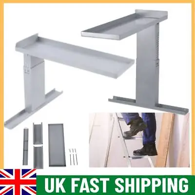 Ladder Extender Stabilizer Steel Leveler Secure Extension Tool For Stairs Aid • £51.69