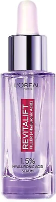 L'Oreal Paris Revitalift Filler [+Hyaluronic Acid] Serum 1.5% Pure Concentrated • £20.99