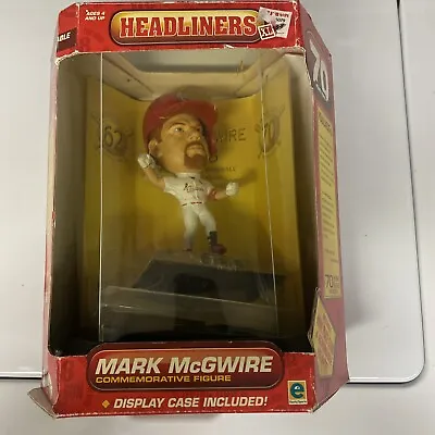 MLB HEADLINERS XL Mark McGwire #25 Cardinals Commemorative Figure DISPLAY CASE • $13.99