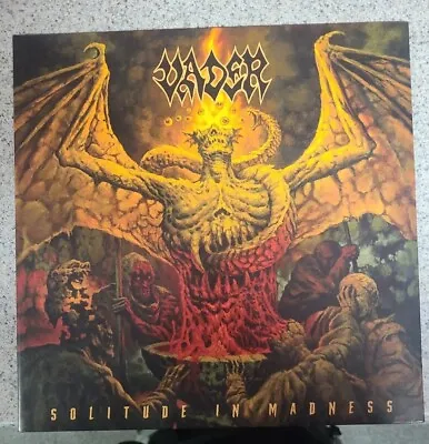 $30 • Buy Vader - Solitude In Madness LP - Yellow Mustard Color - Gatefold