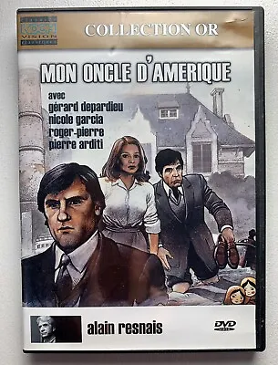 Mon Oncle D'Amerique DVD Gérard Depardieu Alain Resnais Pierre Arditi • $10.90