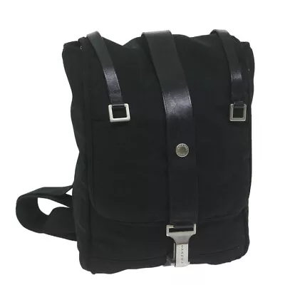 CHANEL Shoulder Bag Canvas Black CC Auth Bs11528 • $640