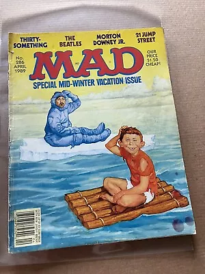 Mad Magazine #286 April 1989 Vacation Good BARGAIN Shipping Included • $9.90