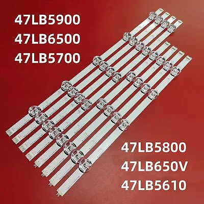 LED Backlight Strips For LG 47  TV 47LB6300 47GB6500 47LB652V 47lb650v 47LB5610 • £23.40