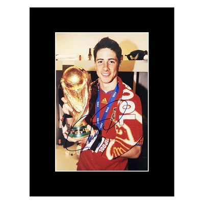 £199.99 • Buy Signed Fernando Torres Photo Display - World Cup Winner 2010 +COA