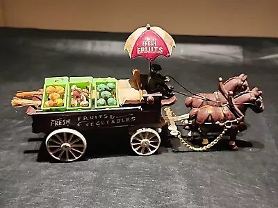 Vintage Antique Cast Iron Fruits & Vegetables  Horse Drawn Cart • $49.95