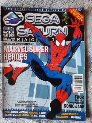 £11.99 • Buy RARE - Official Sega Saturn Magazine - Issue # 23 - September 1997 - VGC