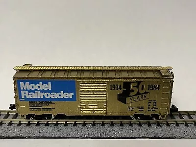 Con-Cor N Scale Model Railroader 50th Anniversary 40' Boxcar No. 501984 • $10