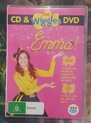 The Wiggles Emma! CD + DVD 2 Disc Region 4 29 Song & 20 Episode Free Postage  • $6.95