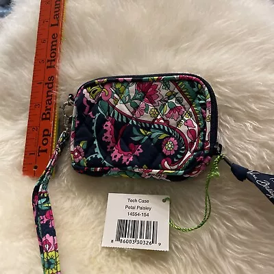 Vera Bradley Petal Paisley Wristlet Wallet Tech Case NWT • $15