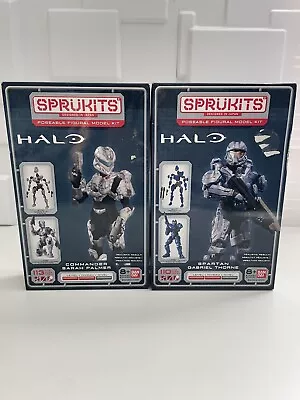 Sprukits Halo Spartan Gabriel Thorne Sarah Palmer Posable Model Kit *BOX WEAR* • $40