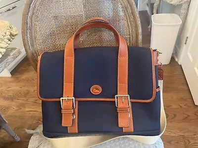 Dooney Bourke Handbags Executive Cabriolet Hunter Messenger Briefcase Men's Navy • $350