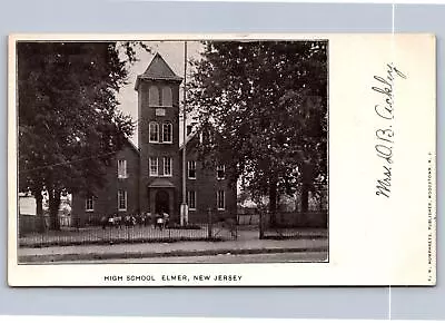 C1906 Postcard ELMER NEW JERSEY HIGH SCHOOL E W HUMPHREY • $8