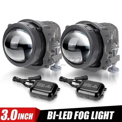 3.0  Bi LED Fog Light Projector Lens For Mitsubishi Outlander Pajero 4 V8 W V9 W • $138.98