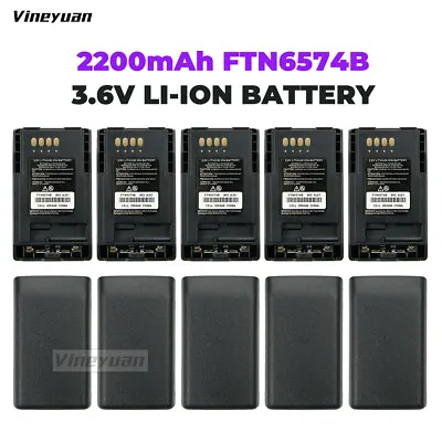 10x FTN6574B 2200mAh Li-ion Battery For Motorola MTP850S MTP850 MTP800 CEP400 • $210