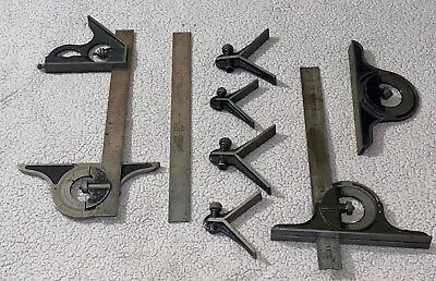 Brown And Sharpe Craftsman Combination Square 12  Center Machinist Tool Lot • $190