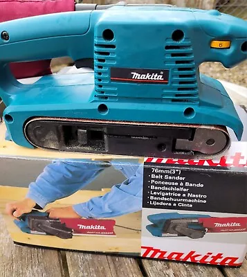 Makita 9911 650W/110V 3  Belt Sander Power Tool With Trend Sanding Belts  • £40