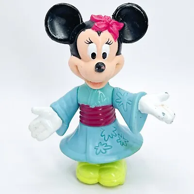 Disney S 1993 Epcot Center Minnie Mouse In Japan PVC Toy Figure • $9.49