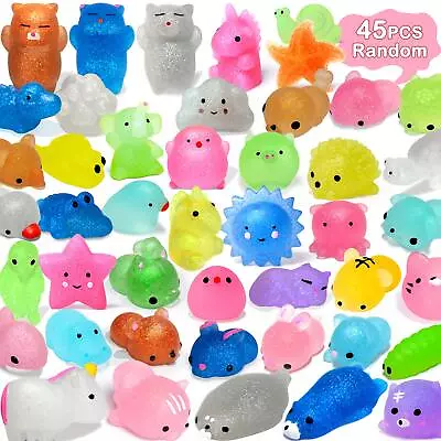 45Pcs Mochi Squishys Toys Mini Squishies 2nd Generation Glitter Animal Squish... • $25.57