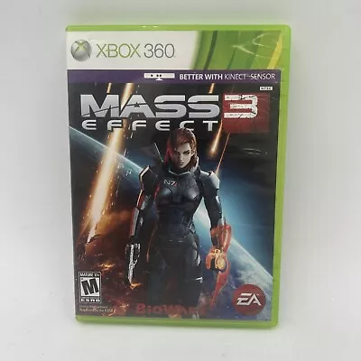 Mass Effect 3 (Microsoft Xbox 360 2012) GAME With 2 DISC SET VG • $2.80