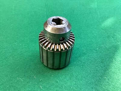 Jacobs 33BA 5/64-1/2” 2-13 Mm Drill Chuck 5/8-16 Internal Threads No Key • $12