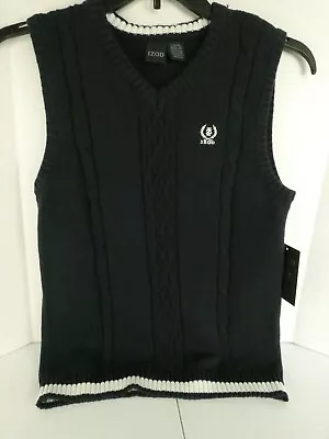 Izod Children's Navy Sweater Vest Size L  Style # Z813024 • $11.50