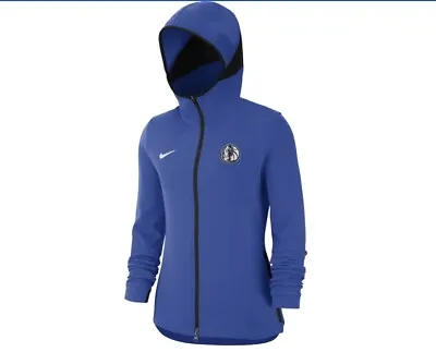 DALLAS MAVERICKS WOMEN'S NIKE SHOWTIME FULL ZIP HOODIE  A02038-480 Large • $49.99