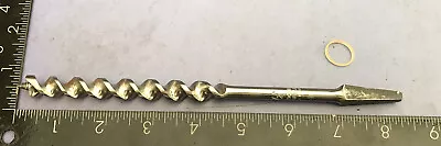 Vintage Carpentry Hand Brace Auger Drill Bit 1/2' - W M Ridgway Sheffield • £10