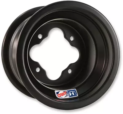 DWT Black ATV Rear Wheel Rim 10  10x8 3+5 4/115 YFZ450 Raptor Banshee • $104.99